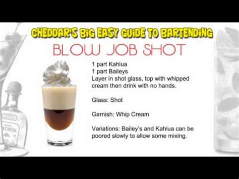 whats a blowjob shot|Blow Job Shot Recipe